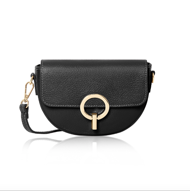 Black circle crossbody bag hotsell