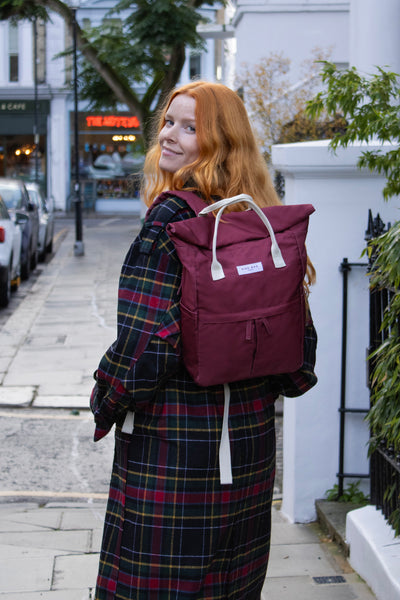 Kind Bag Burgundy Medium Hackney Backpack