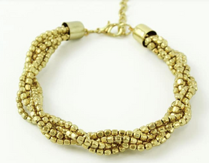 SAMPLE - Gold Twist Bracelet (My Doris)