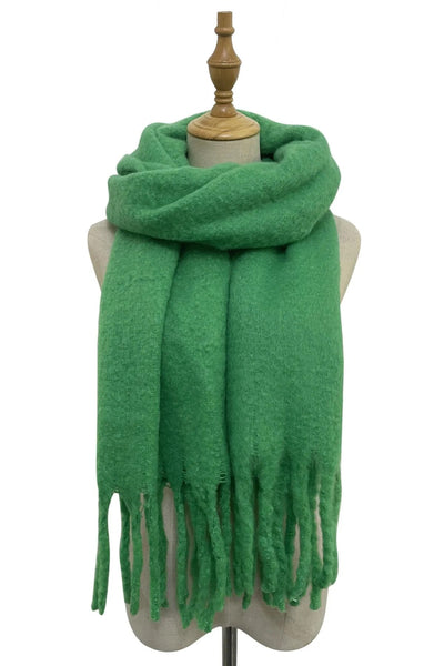 Apple Green Soft Blanket Scarf