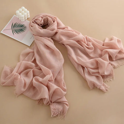 Ballet Pink Plain Scarf