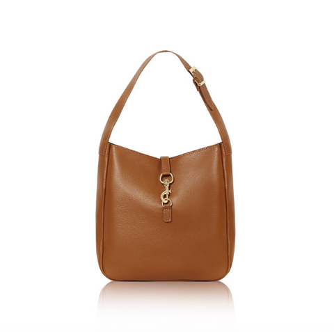 Tan Leather women's Shoulder Bag from Alice's Wonders