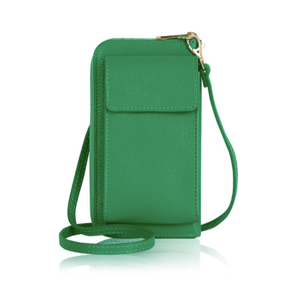 Personalised Leather Phone Bag, Monogram Crossbody Phone Purse, Leather  Crossbody Phone and Passaport Bag, Women's Bag - Etsy